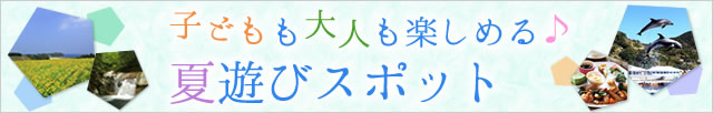 子どもも大人も楽しめる♪夏遊びスポット