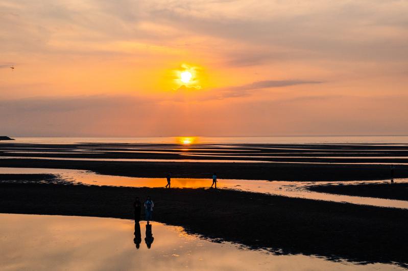 真玉海岸夕暮れ