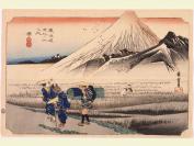 歌川広重 《東海道五拾三次之内　原 朝之冨士》 天保5～7年（1834～36）頃 江戸東京博物館蔵 【8月20日～9月8日展示】
