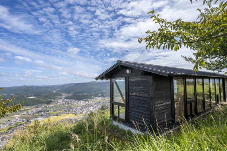 伐株山山頂から