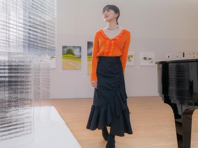 ▲音楽にまつわる美術作品を収集・展示している『由布院アルテジオ』。館内には心地良い音楽が流れています