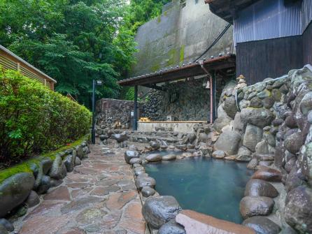 野趣溢れる混浴露天「えびす風呂」