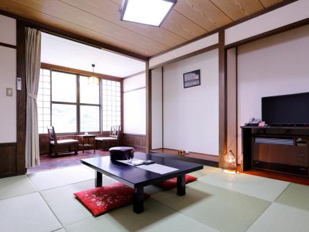 和モダンな雰囲気が素敵な「いわかがみ」の客室