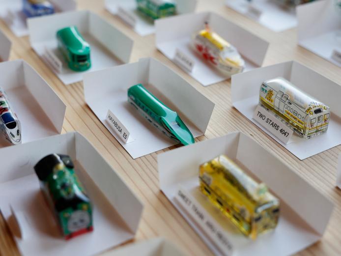 ▲立体的なプラパンは珍しい！体験料は300円で予約なしで参加できます