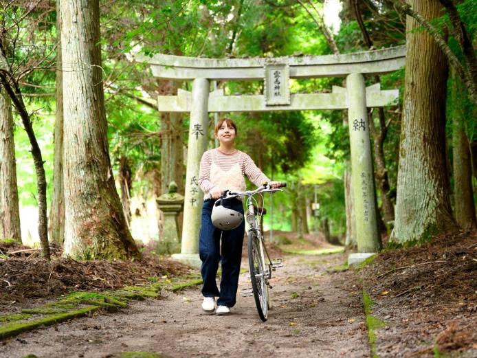 ▲神聖な空気に包まれた参道