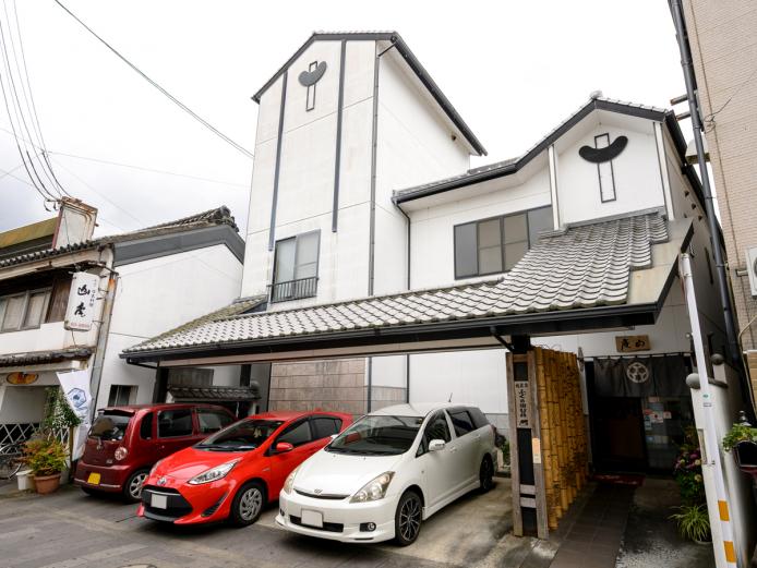 ▲お店のそばには臼杵川が流れているので、食後は散歩しよう