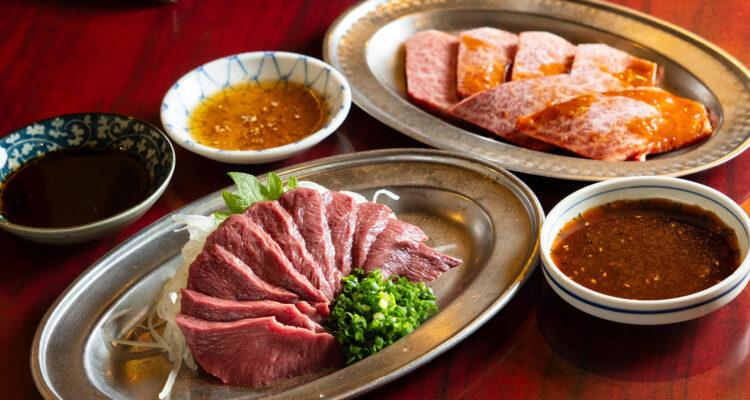 <span style="font-size:16px;"><a href="https://beppu-tourism.com/gourmet/yakiniku-ichiriki/ "> <span style="color:#C9F2E3;"><u>焼肉ホルモン 一力</u></span></a><br > <span style="font-size:12px;">創業50年の焼肉店で、シン刺しやおおいた豊後牛A5ランクの極上ロースなど、品質にこだわった新鮮な肉をリーズナブルに提供しています。</span><br /> <span style="font-size:12px;"><span style="color:#FFFF00;">【スポット情報】</span><br /> 住所：大分県別府市駅本町6-37 <br /> TEL：0977-24-6783 <br /> 営業時間：17:00〜0:00 <br /> 定休日：木曜日</span><br /><br>