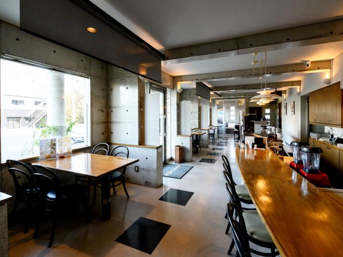 ▲コーヒーの良い香りが漂う店内は、しっとり落ち着いた雰囲気