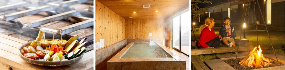 &lt;span style=&quot;font-size:14px;&quot;&gt;&lt;strong&gt;【CHECK】&lt;/strong&gt;&lt;br /&gt; ・期間：通年&lt;br /&gt; ・宿泊棟の数：グランピングテント14棟（2～10名）&lt;br /&gt;・おすすめPoint：全棟個別温泉付き／地獄窯での「地獄蒸し作り体験」ができる&lt;br /&gt;・写真：（左）別府ならではのアクティビティ「地獄蒸し」体験　（中）全棟に個別温泉風呂を完備　（右）フィールド中央にある「たき火テラス」 &lt;br /&gt; &lt;a href=&quot; https://www.granxia-beppu.com/&quot;target=&quot;_blank&quot;&gt;&lt;font color=&quot;#0000FF&quot;&gt;&lt;strong&gt;HPはこちら&lt;/strong&gt; &lt;/font&gt;&lt;/a&gt;&lt;/span&gt;&lt;br&gt;&lt;br&gt;