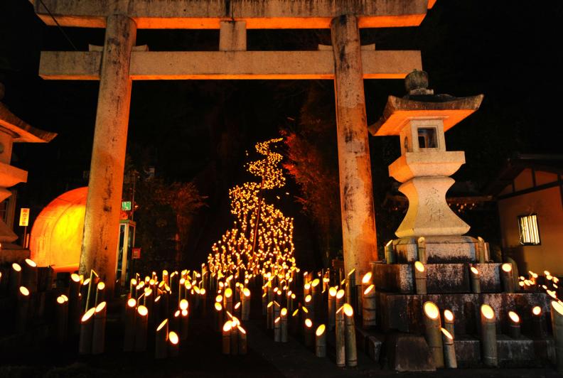 竹楽鳥居下