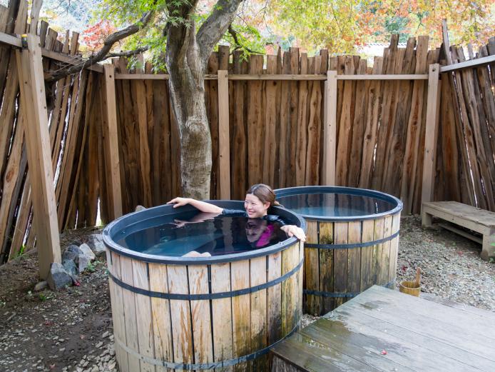 ▲しっかり身体を温めたら水風呂へ！すっきり気持ちいい～。
