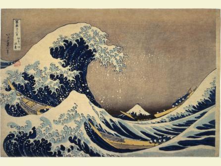 葛飾北斎 《冨嶽三十六景　神奈川沖浪裏》 天保2年～4年（1831～33）頃 江戸東京博物館蔵 【7月26日～8月12日展示】