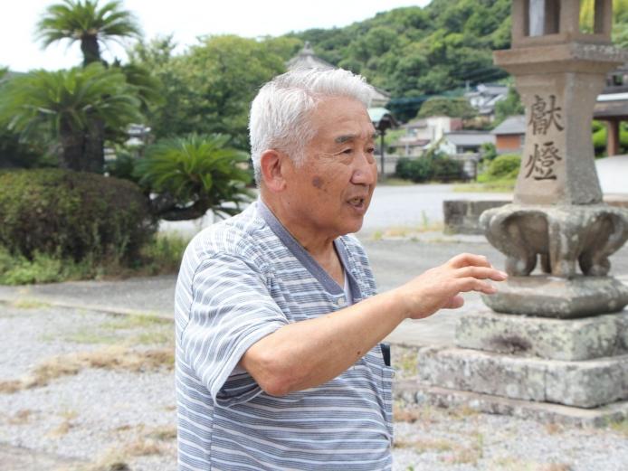 ▲「四日市伝統技能伝承クラブ」の末 雅太さんが楽しく解説してくれます。