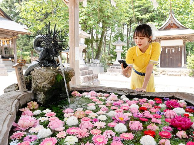 <a href=" https://www.visit-oita.jp/topics/detail/488#kusu"target="_blank"><font color="#0033ff">【特集２：玖珠町】<br>深呼吸をして自然に癒される旅</font><br>九州唯一の扇形機関庫をはじめ、自然の雄大さを感じるスポットや美肌効果のある温泉、地元が取り組むグルメ情報をご紹介します。</a>