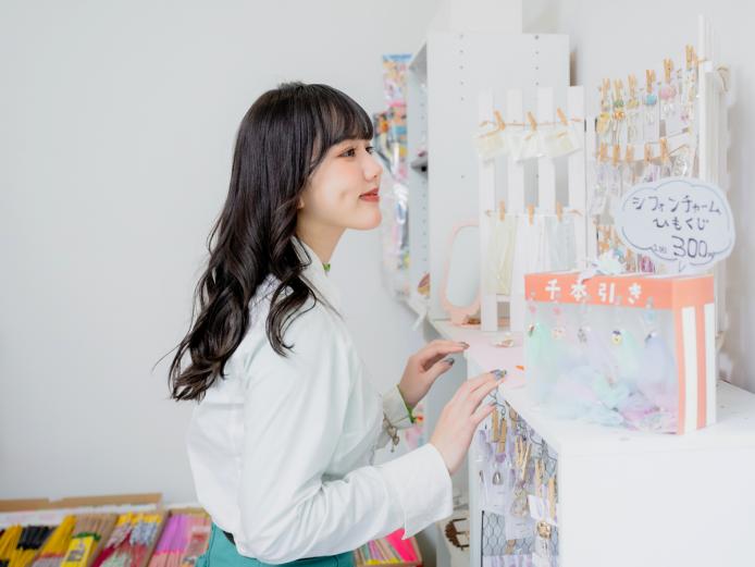 ▲実際手に取ってみて、お気に入りを見つけて！