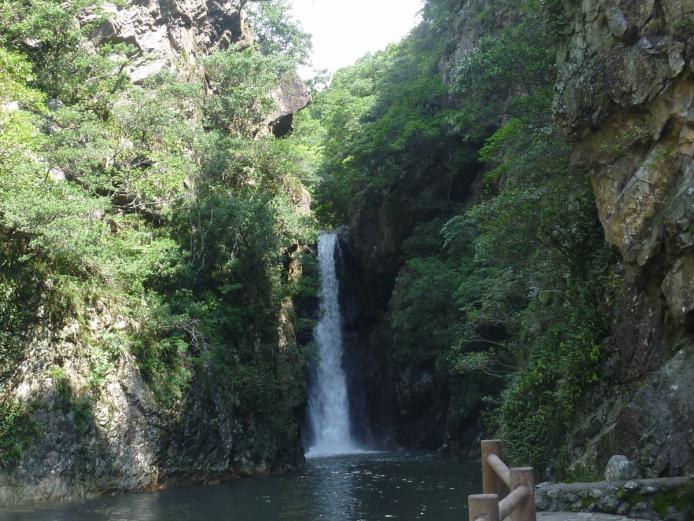 &lt;font color=&quot;#4682b4&quot;&gt;&lt;strong&gt;暁嵐（ぎょうらん）の滝&lt;/strong&gt;&lt;/font&gt;（佐伯市）&lt;br&gt;大分を代表する景勝地認定の滝で、海岸からわずか500m足らずに位置することは全国的にもまれだと言われています。滝つぼ周辺とその下流は、夏場は河川プールとなり涼やかに過ごせるほか、辺り一帯の森林や公園近くにそびえる大樹にも自然のエネルギーをもらえそう。滝の上を巡る遊歩道にある展望台からの眺めも圧巻。&lt;br&gt;&lt;hr&gt;&lt;span style=&quot;font-size:14px;&quot;&gt;【DATA】&lt;br /&gt; 住所：佐伯市上浦浅海井浦&lt;br&gt;電話：0972-32-3111（佐伯市上浦振興局）、0972-23-3400（佐伯市観光案内所）&lt;br&gt;駐車場：8台／中型・大型バスは上浦地区公民館周辺に駐車（徒歩5分）&lt;br&gt;アクセス：佐伯ICより車で約25分／JR浅海井駅より徒歩で約5分&lt;br /&gt;&lt;a href=&quot;https://www.visit-saiki.jp/spots/detail/6e8c32c7-4d4a-4c0b-8862-2bf4592452d9&quot; target=&quot;_blank&quot;&gt;&lt;font color=&quot;#0033ff&quot;&gt;詳細はこちら&lt;/font&gt;&lt;/a&gt;&lt;/span&gt;