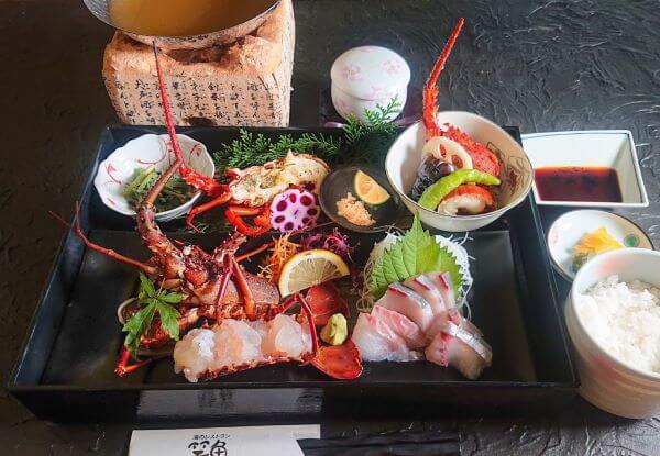 東九州伊勢えび街道 佐伯 豪華伊勢えび満喫のご昼食